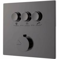 Смеситель для душа Vincea VSCV-431GM Вороненая сталь — фото 1, Смеситель для душа