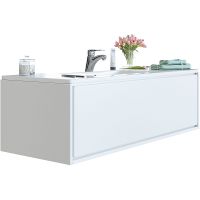 Товар: Тумба с раковиной SanVit Бруно-1 90 kbruno190w подвесная Белая глянцевая - фото 6 Тумба с раковиной SanVit Бруно-1 90 kbruno190w подвесная Белая глянцевая — фото 6, Мебель для ванной