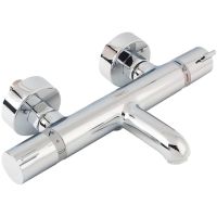 Смеситель для ванны Hansgrohe Ecostat Comfort 13114000 с термостатом Хром — фото 2, Смесители