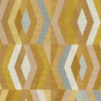 Обои AS Creation Geo Nordic 37533-3 Винил на флизелине (0,53*10,05) Желтый, Ромб — фото 1, Обои для стен