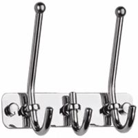 Вешалка для полотенец Haiba Хром арт-HB201-3 — фото 1, Крючки для полотенец