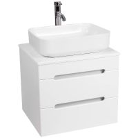 Тумба под раковину VIANT Марсель 66 VMAR66N-T2YP подвесная Белая — фото 1, Тумбы под раковину