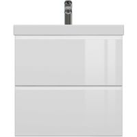 Товар: Тумба под раковину Cersanit Moduo 60 64140 подвесная Белая - фото 2 Тумба под раковину Cersanit Moduo 60 64140 подвесная Белая — фото 2, Мебель для ванной