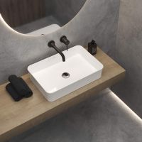 Раковина-чаша Berges Ego SL 55 181009 Белая глянцевая — фото 3, Раковины