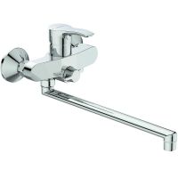 Смеситель для ванны Vidima Meloy BA412AA универсальный Хром — фото 1, Смеситель для ванны