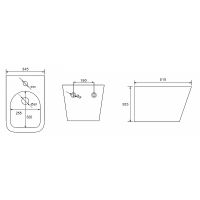 Товар: Биде Esbano Gartez ESVBGARTW подвесное Белое глянцевое - фото 2 Биде Esbano Gartez ESVBGARTW подвесное Белое глянцевое — фото 2, Биде подвесные