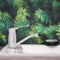 Смеситель для раковины Ростовская Мануфактура Сантехники Boou B8282-14A Хром — фото 3, Смесители