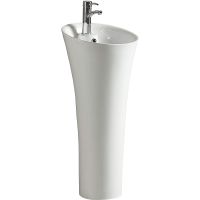 Раковина WeltWasser Leerbach 4141 GL-WT 41 10000008707 Белый глянец — фото 1, Раковины