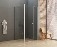 Душевой уголок New Trendy New Soleo Chrome 90x70 K-0691 профиль Хром стекло прозрачное — фото 2, Душевые уголки