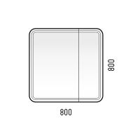 Товар: Зеркальный шкаф Corozo Алабама 80/С SD-00000902 с подсветкой Белый - фото 5 Зеркальный шкаф Corozo Алабама 80/С SD-00000902 с подсветкой Белый — фото 5, Мебель для ванной