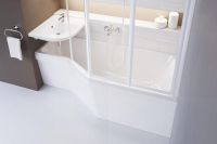 Акриловая ванна Marka One Convey 170x75 R 01кон1775п без гидромассажа — фото 2, Акриловые ванны