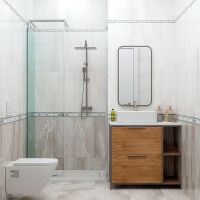 Керамическая плитка Eurotile (Rus) Istambul Grey Light Matt 5 IT 0046 M настенная 25х50 см — фото 3, Керамическая плитка