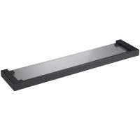 Стеклянная полка Timo Selene 14072/03 Черный — фото 1, Полки для ванной и душа