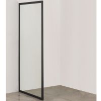 Боковая стенка Orange E03-090TB 90 профиль Черный стекло прозрачное — фото 1, Боковые стенки