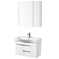 Товар: Зеркальный шкаф Aquaton Беверли 80 1A237102BV010 Белый глянец - фото 3 Зеркальный шкаф Aquaton Беверли 80 1A237102BV010 Белый глянец — фото 3, Зеркальные шкафы в ванную