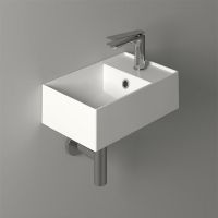 Товар: Раковина Simas Agile 40 R AG40 bi*1 Белая - фото 2 Раковина Simas Agile 40 R AG40 bi*1 Белая — фото 2, Мини-раковины