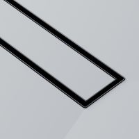 Душевой лоток AM.PM MasterFlow 70 W01SC-U11-070-04BM с Черной матовой решеткой / под плитку Tile — фото 23, Душевые лотки