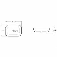 Товар: Раковина-чаша Vincea 46 VBS-102MA Антрацит матовый - фото 3 Раковина-чаша Vincea 46 VBS-102MA Антрацит матовый — фото 3, Раковины накладные