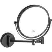 Товар: Косметическое зеркало Bemeta Dark 112201510 Черное матовое - фото 1 Косметическое зеркало Bemeta Dark 112201510 Черное матовое — фото 1, Косметические зеркала