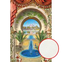 Фреска Ortograf Восток 30377 Фактура флок FLK Флизелин (2*2,7) Разноцветный, Архитектура/Пейзаж — фото 1, Фрески