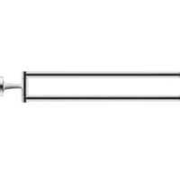 Товар: Держатель для полотенец Duravit Starck T 0099411000 Хром - фото 1 Держатель для полотенец Duravit Starck T 0099411000 Хром — фото 1, Полотенцедержатели