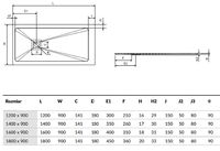 Товар: Душевой поддон из искусственного камня Excellent Arda 160x90 BREX.1503.160.090.BLN Черный - фото 5 Душевой поддон из искусственного камня Excellent Arda 160x90 BREX.1503.160.090.BLN Черный — фото 5, Душевые поддоны