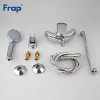 Смеситель для ванны Frap H21 F2221 универсальный Хром — фото 9, Смесители