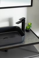 Смеситель для раковины Allen Brau Infinity 5.21002-31 Черный матовый — фото 4, Смесители