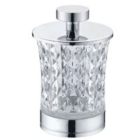 Стакан для ватных дисков Boheme 10216 Хром — фото 1, Аксессуары для ванной