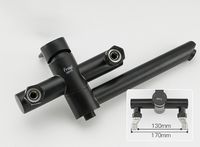 Смеситель для ванны Frap H801 F32801-6 универсальный Черный матовый — фото 6, Смеситель для ванны