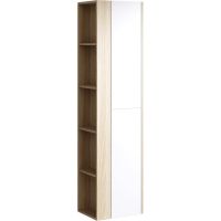 Товар: Шкаф пенал Aqwella 5 Stars Майами 40 Mai.05.04 подвесной Дуб сонома Белый - фото 1 Шкаф пенал Aqwella 5 Stars Майами 40 Mai.05.04 подвесной Дуб сонома Белый — фото 1, Пеналы для ванной комнаты