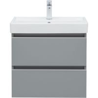 Тумба под раковину Aquanet Вега 60 329601 подвесная Мисти грин — фото 11, Тумбы под раковину