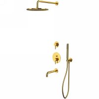 Душевая система Whitecross Y gold YSET07GL Золото — фото 1, Душевое оборудование. Душевая программа