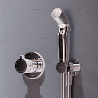 Гигиенический душ со смесителем AM.PM X-Joy с термостатом Хром арт-F0H85A400 — фото 2, Гигиенические души