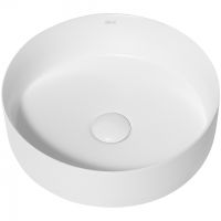 Раковина-чаша Abber Bequem 36 AC2108MW Белая матовая — фото 2, Раковины накладные