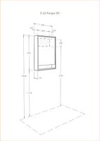 Зеркальный шкаф Aquaton Капри 60 1A230302KP010 с подсветкой Белый глянцевый — фото 5, Зеркальные шкафы в ванную