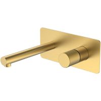 Смеситель для раковины Boheme Stick 125-MG.4 Золото матовое — фото 1, Смесители