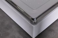 Душевой уголок Esbano ESR-8022 100x80 ESUGR8022 профиль Хром стекло рифленое — фото 8, Душевые уголки