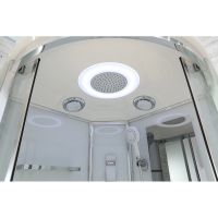 Товар: Душевая кабина Black&White Galaxy 90х90 5501900 с гидромассажем профиль Серебристый хром задняя стенка Белая - фото 4 Душевая кабина Black&White Galaxy 90х90 5501900 с гидромассажем профиль Серебристый хром задняя стенка Белая — фото 4, Душевые кабины