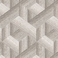 Обои Alessandro Allori Barbara 2606-2 Винил на флизелине (1,06*10,05) Серый, Геометрия — фото 1, Обои для стен