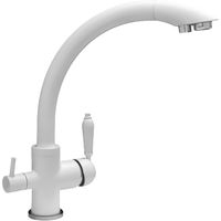 Смеситель для кухни Seaman Barcelone SSL-5382-SG Белый — фото 1, Смесители