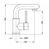 Смеситель для раковины Migliore Stone 19646 Хром — фото 2, Смесители