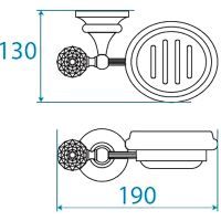 Товар: Мыльница Cezares OLIMP-SOD-03/24-Sw Золото 24 карат - фото 3 Мыльница Cezares OLIMP-SOD-03/24-Sw Золото 24 карат — фото 3, Мыльницы