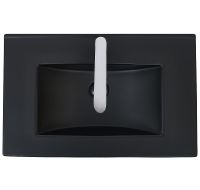 Раковина WeltWasser Deilbach 7506 60 MT- BL 10000005563 Черная матовая — фото 2, Раковины встраиваемые сверху