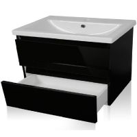 Тумба под раковину Style Line Даймонд 80 Люкс Plus подвесная Белый глянец арт-СС-00000483 — фото 7, Тумбы под раковину