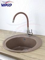 Товар: Смеситель для кухни Viko V-4458 Нержавеющая сталь Коричневый - фото 2 Смеситель для кухни Viko V-4458 Нержавеющая сталь Коричневый — фото 2, Смесители для кухни