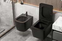 Биде Abber Rechteck AC1250MB подвесное Черное матовое — фото 6, Биде