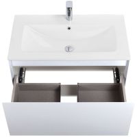 Товар: Тумба под раковину Art&Max Latina 80 AM-Latina-800-1C-SO-BM подвесная Белая матовая - фото 3 Тумба под раковину Art&Max Latina 80 AM-Latina-800-1C-SO-BM подвесная Белая матовая — фото 3, Мебель для ванной