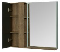 Зеркало Aquaton Терра 61 1A247302TEDY0 с подсветкой Дуб кантри — фото 5, Зеркала в ванную комнату