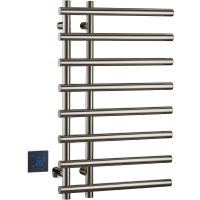 Электрический полотенцесушитель Boheme Uno 722-NB Никель — фото 1, Электрические полотенцесушители